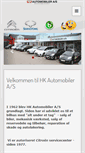 Mobile Screenshot of hk-auto.dk
