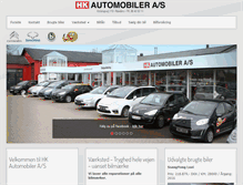 Tablet Screenshot of hk-auto.dk